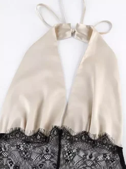 Robe de soirée maxi kaki dos nu à découpes robe sexy semi-formelle