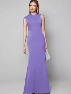 Robe de soirée pour la mère de la mariée col en V manches courtes robe de bal robes d'invitées pour mariage
