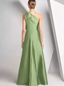 Robe de soirée pour la mère de la mariée décolleté travaillé sans manches coupe trapèze sequins longueur au sol robe d'invitée de mariage