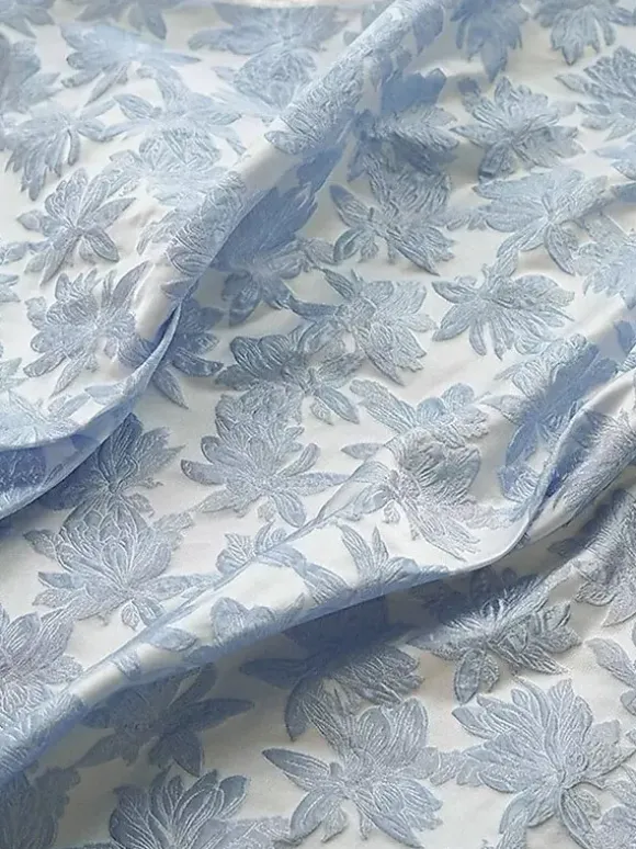 Robe de soirée pour la mère de la mariée col rond manches courtes coupe trapèze robe d'invitée de mariage