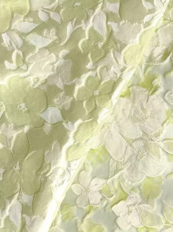 Robe de soirée pour la mère de la mariée col en V manches 3/4 coupe trapèze n艙uds longueur thé robe d'invitée de mariage