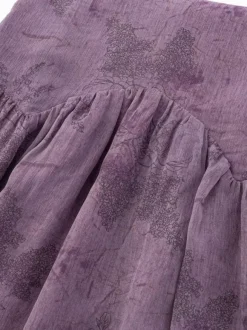 Robe de tous les jours pour femme violet foncé en polyester gainante sans manches bretelles décolleté.
