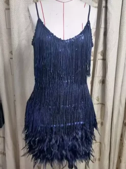 Robe Eté Courte Femme avec Bretelles à Col Décolleté Unicolore