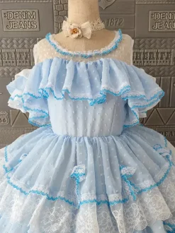 Robe Hime Lolita en polyester sans manches pull romantique costume Sweet Rocco fête Lolita JSK