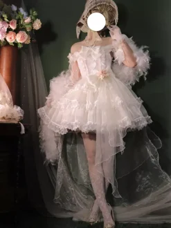 Robe Lolita pull sans manches en polyester Kuro Lolita