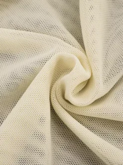 Robe longue crème à col V et manches à volants pour femme style élégant et formel