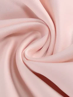 Robe longue dos nu élégante à rosettes pour femme - Robe sans manches en satin soyeux col drapé - Idéale pour les soirées de printemps 2026