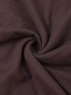Robe longue épaules dénudées pour femme - Marron élégante à manches en résille transparente froncée - Tenue de soirée printemps 2026