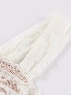Robe longue sirène sans manches en dentelle avec bustier pour femme 2026