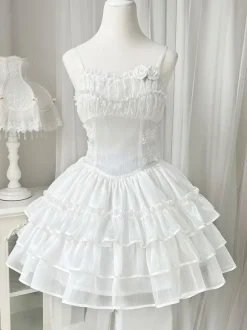 Robe Mignonne Lolita Robe Sans Manches En Polyester Lolita JSK