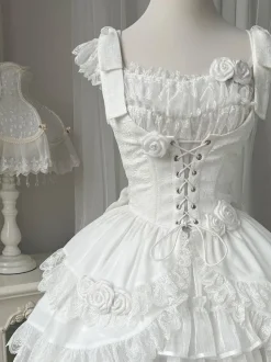 Robe Mignonne Lolita Robe Sans Manches En Polyester Lolita JSK