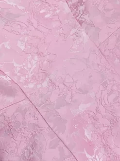 Robe mini Jacquard Coquette pour femme - Barbiecore avec grand n艙ud dans le dos sans manches coupe trapèze - Tenues de fête d'anniversaire d'été 2026