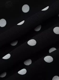 Robe mini pour femme sans manches dos nu taille haute noire chic