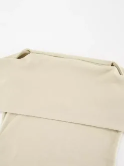 Robe moulante à épaules dénudées coupe ajustée élégante semi-formelle robe longue froncée pour femmes 2026