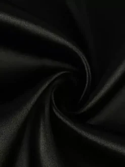 Robe nuisette mini en satin pour femme - Robe moulante sexy noire transparente avec dentelle sur les côtés - Tenue de soirée estivale 2026