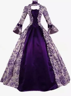 Robe Rococo Costume Marie Antoinette Bal Masqué Versailles Costume Marquise XVIIIe Siècle Pour Une Soirée À Thème Historique