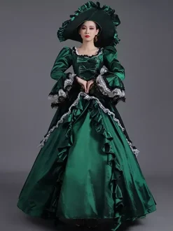 Robe rococo rétro des années 1800 pour femme robe de bal masquée robe de costume victorienne
