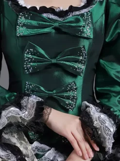 Robe rococo rétro des années 1800 pour femme robe de bal masquée robe de costume victorienne