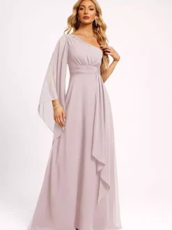 Robes de demoiselle d'honneur en mousseline de soie robe de bal longueur au sol robe de soirée de mariage