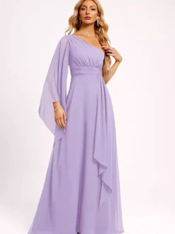 Robes de demoiselle d'honneur en mousseline de soie robe de bal longueur au sol robe de soirée de mariage