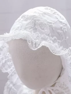 Robes de demoiselle d'honneur blanches robes d'occasion spéciale dentelle blanche sans manches col bijou robes de demoiselle d'honneur