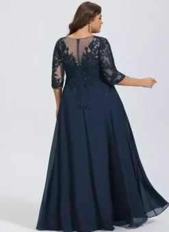 Robes de demoiselle d'honneur en mousseline de soie ligne a longueur au sol robe de soirée de mariage