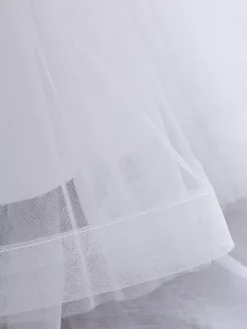 Robes de demoiselle d'honneur blanches robes d'occasion spéciale tissu en satin blanc manches courtes col bijou robes de demoiselle d'honneur