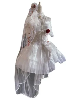 Robes Lolita Gothiques Rose Style Robe de Mariée Lolita JSK