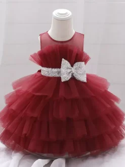 Robes de demoiselle d'honneur blanches en Tulle rose camée sans manches col bijou robes de demoiselle d'honneur