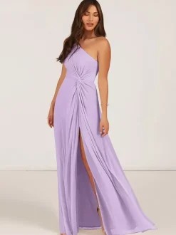 Robes de demoiselle d'honneur robe de bal longueur au sol fermeture éclair en mousseline de soie robe de soirée de mariage