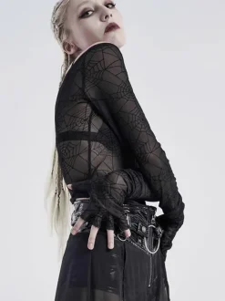 Robes Gothiques Lolita Imprimé Python Vert Noir