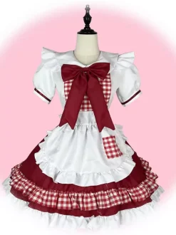 Robe Sweet Lolita en polyester à manches courtes