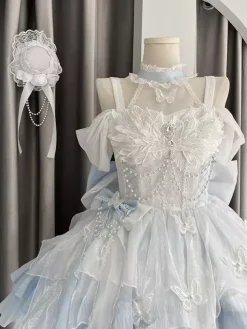 Robe Sweet Lolita en polyester sans manches