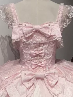 Robe Sweet Lolita en polyester pull sans manches