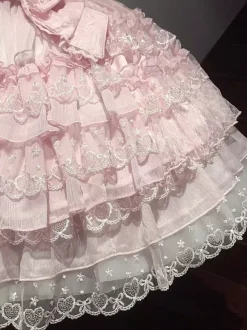Robe Sweet Lolita en polyester pull sans manches