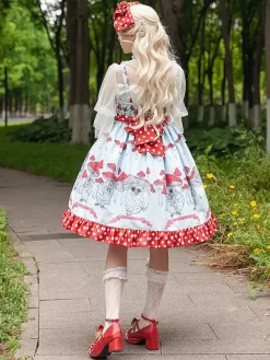 Robe Sweet Lolita Noeuds en polyester Bowknot Robe Sweet Lolita