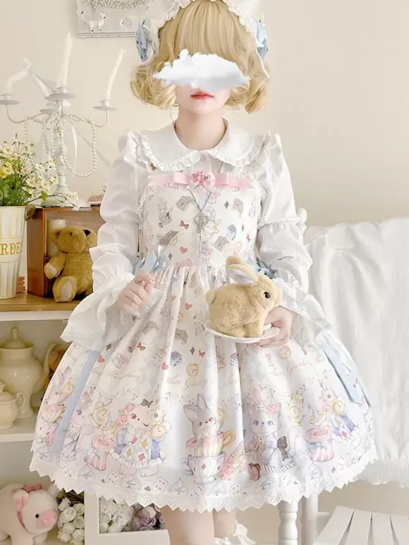Robe Sweet Lolita Pull sans manches en polyester Robe Sweet Lolita