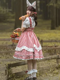 Robe Sweet Lolita Robe Sweet Lolita sans manches en polyester