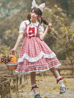 Robe Sweet Lolita Robe Sweet Lolita sans manches en polyester