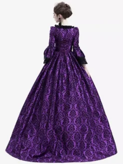 Robe Victorienne médiévale victorienne Robe Rococo Robe Marie Antoinette Opéra Costume Rétro Déguisements Halloween