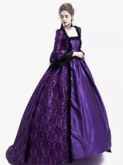 Robe Victorienne médiévale victorienne Robe Rococo Robe Marie Antoinette Opéra Costume Rétro Déguisements Halloween