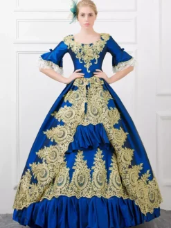 Robe Victorienne médiévale victorienne Robe Rococo Robe Marie Antoinette Costume de princesse rétro Déguisements Halloween