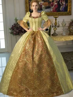 Robe Victorienne médiévale victorienne Robe Rococo Opéra Costume rétro Baroque robe de bal Déguisements Halloween