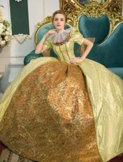 Robe Victorienne médiévale victorienne Robe Rococo Opéra Costume rétro Baroque robe de bal Déguisements Halloween