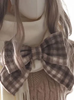 ROCOCO Style Accessoires Lolita Café Marron Noeuds Polyester Divers