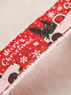Ruban De Noël Rouge Accessoires De Vacances De Noël Rouges
