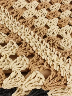 Sac à bandoulière tissé en corde de papier de grande capacité pour les vacances pour femmes 2026