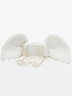 Sac à dos Sweet Lolita Sac à dos brodé blanc Lolita Angel Wing Déguisements Halloween