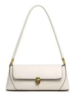 Sac Baguette en similicuir pour femme sac à bandoulière fin 2026