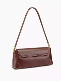 Sac Baguette en similicuir pour femme sac à bandoulière fin 2026